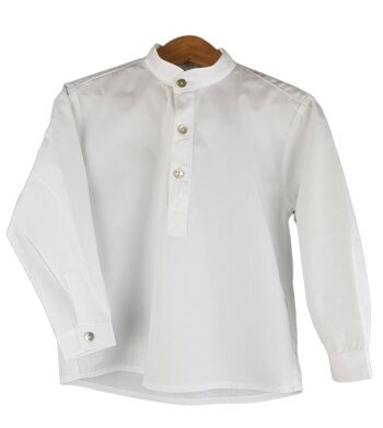 White priest collar shirt 1