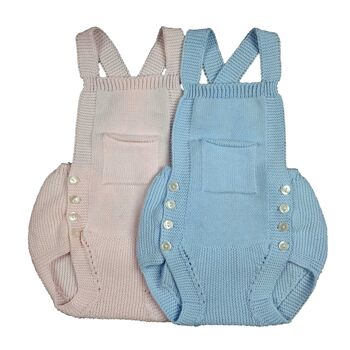 Knit Romper Blue 4