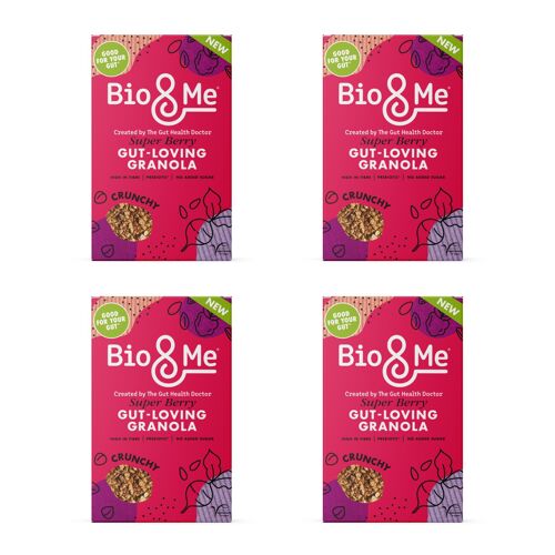 4-Pack Bundle - Super Berry Gut-Loving Prebiotic* Granola