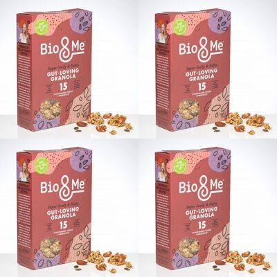 4-Pack Bundle - Super Seedy & Nutty Gut-Loving Prebiotic* Granola