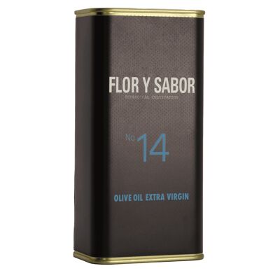 Flor y Sabor Nº14 aceite de oliva virgen extra BIO 500 ml