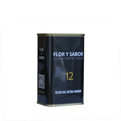 Flor y Sabor Nº12 ORGANIC extra virgin olive oil 0.25 Liter Can