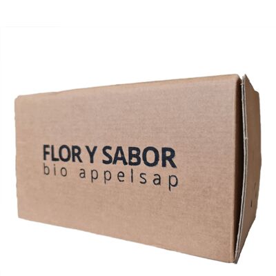 Flor y Sabor Organic Apple Juice 3 Liter Bag-In-Box