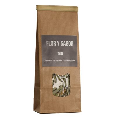 Flor y Sabor Thé à la citronnelle Sachet de 20 grammes