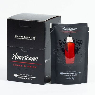 Der perfekte Cocktail trinkfertiger Americano - 5er-Pack