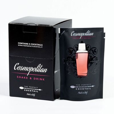 Der perfekte Cocktail Ready to Drink Cosmopolitan - 5er Pack