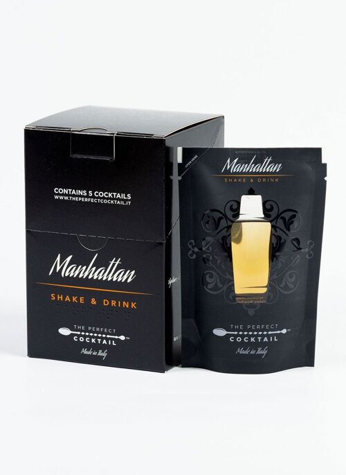 The Perfect Cocktail Ready to Drink Manhattan - 5 Pack