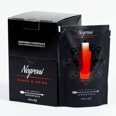 Der perfekte trinkfertige Cocktail Negroni - 5ER PACK