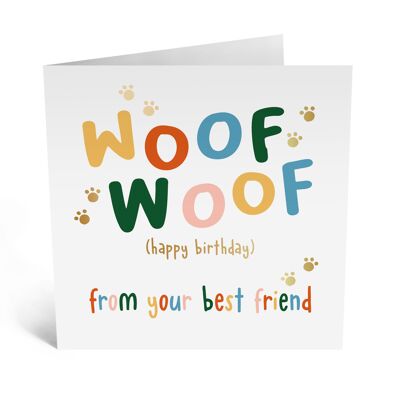 Central 23 - Woof Woof - Biglietto di auguri di compleanno divertente