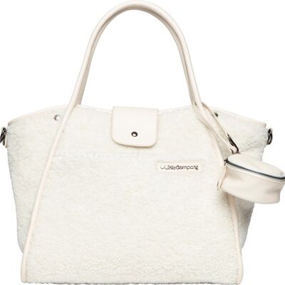 Bolso Moscow - Blanco (peluche)