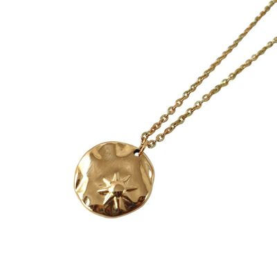 Sol necklace in gold stainless steel