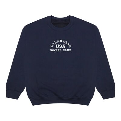 Calabasas Social Club Sweatshirt Navy