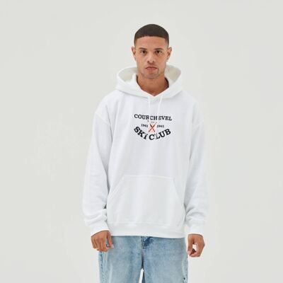 Courchevel Ski Club Hoodie White