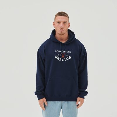 Courchevel Ski Club Hoodie Navy