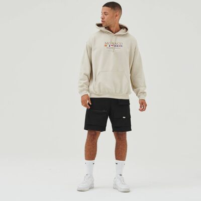 Monaco Vintage Hoodie Beige