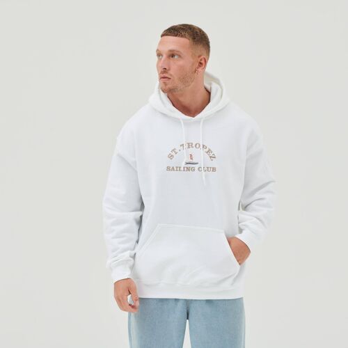 St Tropez Hoodie White