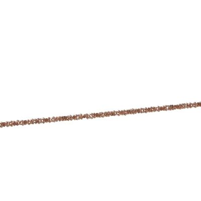 Kette diamantiert rosé vergoldet 2 mm/42 cm 925 Silber