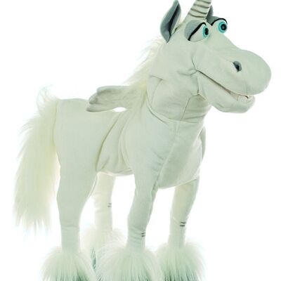 Elke el unicornio W221 / marioneta de mano / animal de juguete de mano
