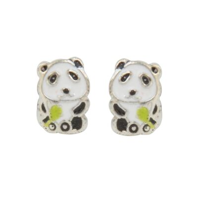 Ohrstecker 925 Silber Panda