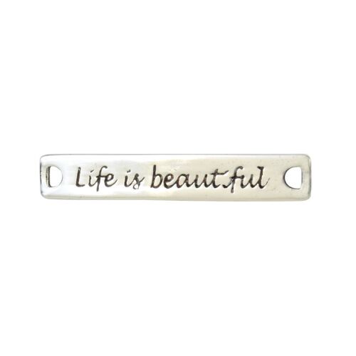 Anhänger "Life is beautiful" 925 Silber