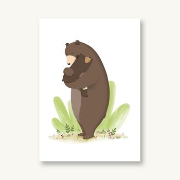 Carte postale Best Mama Bear 1