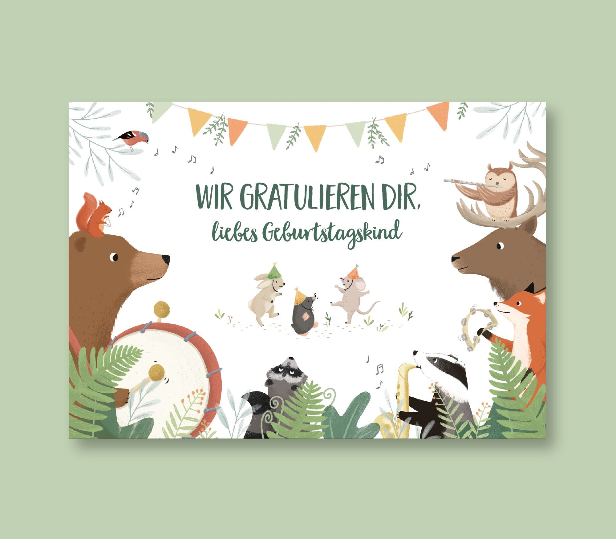 Cartolina Ci congratuliamo con te