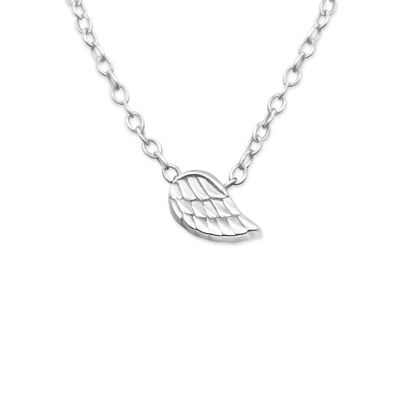 Kette silberner kleiner Flügel 45 cm 925 Silber