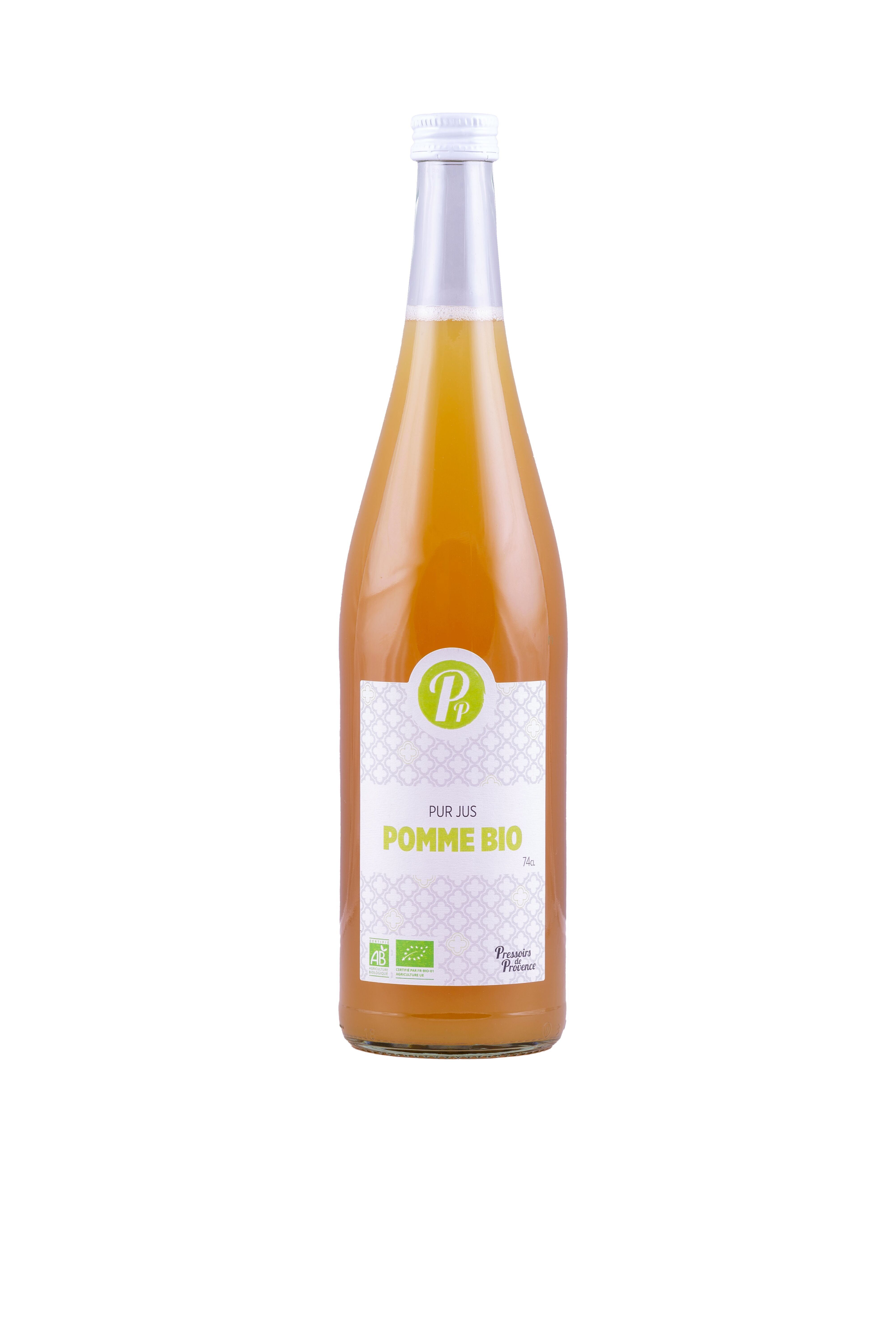 Fruit juice - Pure organic apple juice - 74cl - E400