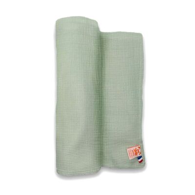 Maxi fascia in cotone biologico verde