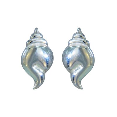 Ohrstecker Conch-Muschel 925 Silber