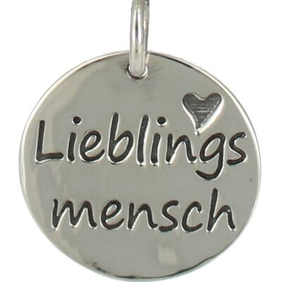 Anhänger Lieblingsmensch 925 Silber