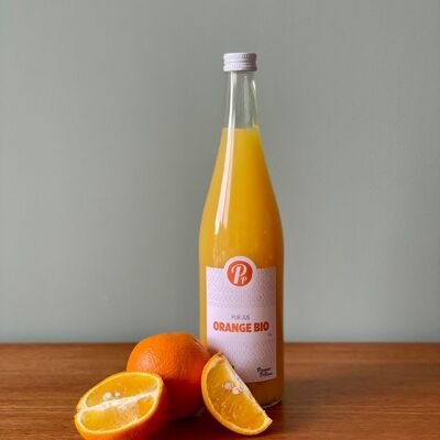 Jus de fruits - Pur jus d'orange Bio - 74cl - E402