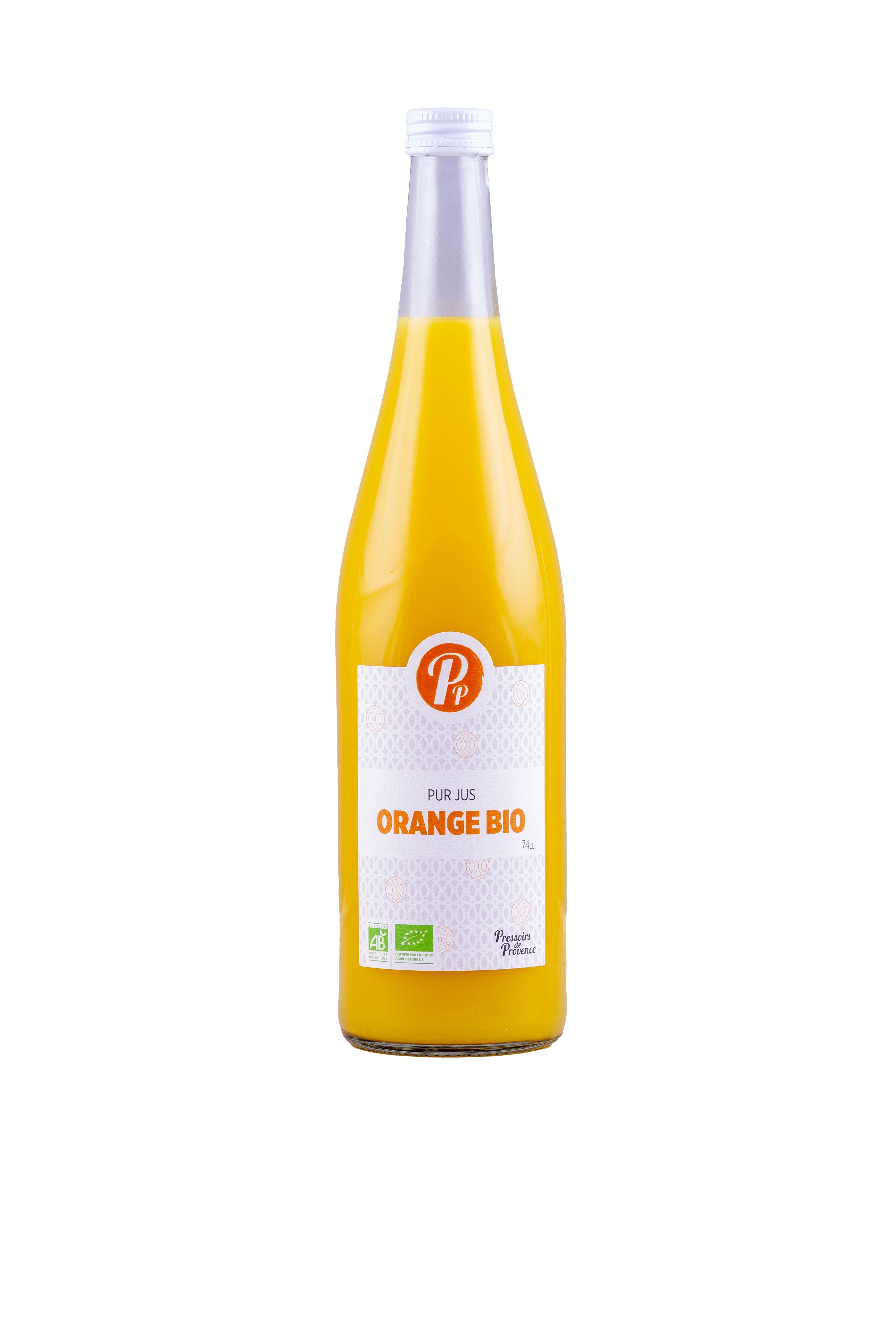 Fruit juice - Pure organic orange juice - 74cl - E402