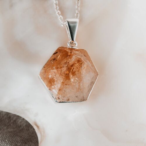 CITRINE POINT PENDANT // PROSPERITY + PROTECTION