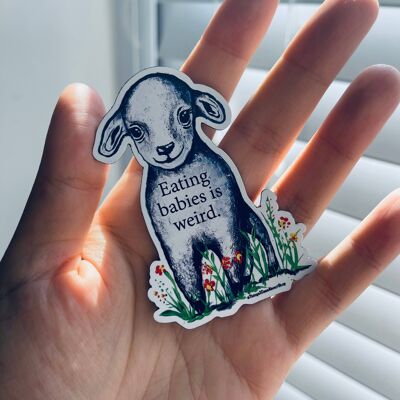 Eating Babies Is Weird - Fridge Magnet