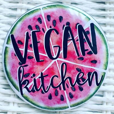 Vegan Kitchen - Fridge Magnet
