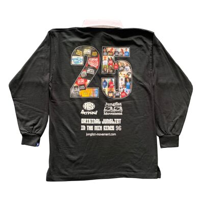 Aerosoul Junglist Movement 25 Year Anniversary O.J. Rugby Shirt (black)