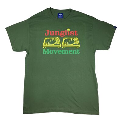 Jah-List Movement Teeshirt (Military Green)