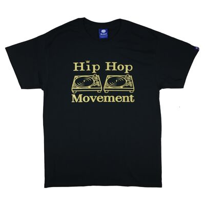 Hip Hop Movement Teeshirt (Gold/Black)