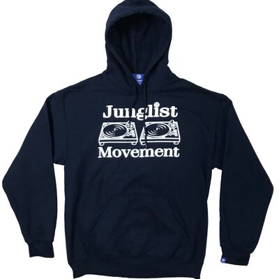 Junglist Movement Heavyweight Hoodie (Dark Navy)