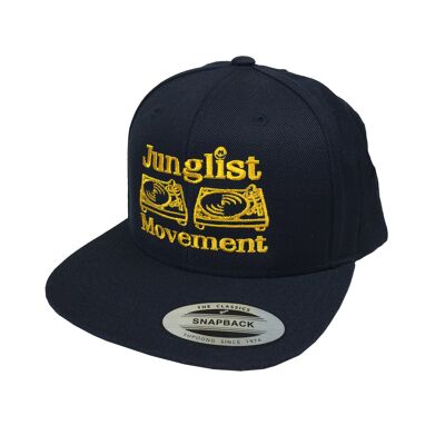 Aerosoul  Junglist Movement Embroidered Snapback ( Navy )