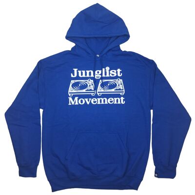 Junglist Movement Heavyweight Hoodie (Royal Blue)