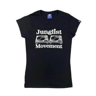 Junglist Movement Babe T-Shirt ( Black )