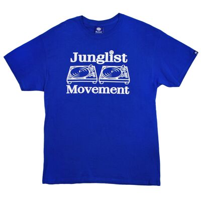 Junglist Movement T-shirt ( Royal Blue )