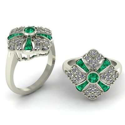 Diamanten und Smaragde
