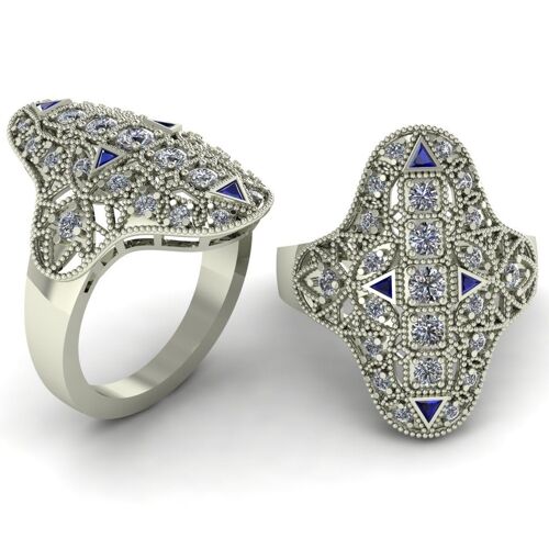 Diamonds and sapphires