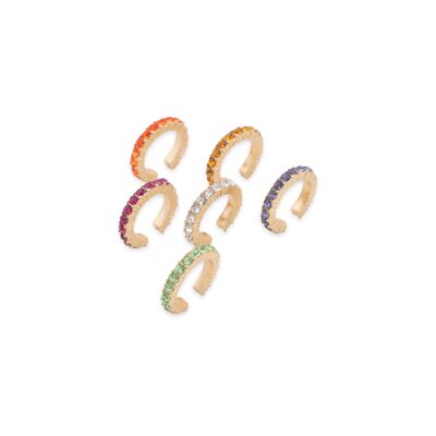 MUNUBELLE Ear Cuff "Rainbow" (Conjunto)