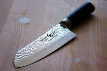 Couteau Santoku Sternsteiger martelé à la main 4