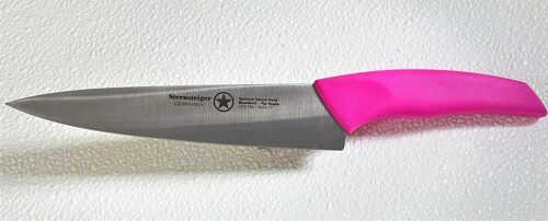 Ergo Chef's Knife in Pink handle