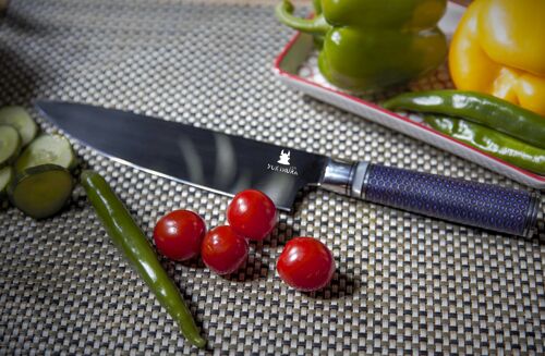 Yukimura Chef's Knife with titanium coating